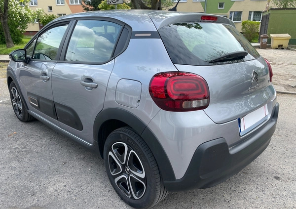 Citroen C3 cena 55800 przebieg: 5300, rok produkcji 2022 z Krosno Odrzańskie małe 781